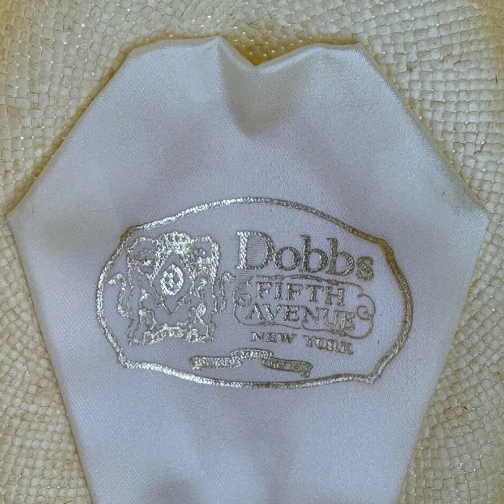 🧜🏼‍♀️ Dobb’s Fifth Avenue New York Vintage Shantung Fibre Hat - Picture 12 of 14